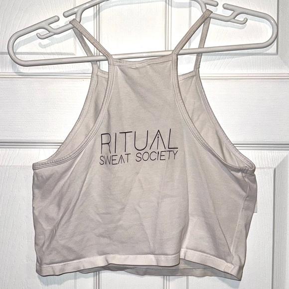 White Crop Top - Picture 2 of 2